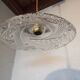 Vintage glass pendant light