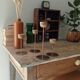 Series of Brass Tulip Candle holders 60s/70s
