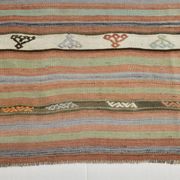 6x9 Soft Colors Persian Kilim Rug, 179x267Cm Anatolian Rug