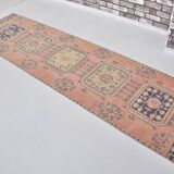 Turkish Vintage Runner Rug 2482
