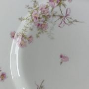 Plat de service en porcelaine de Limoges William Guérin et Compagnie