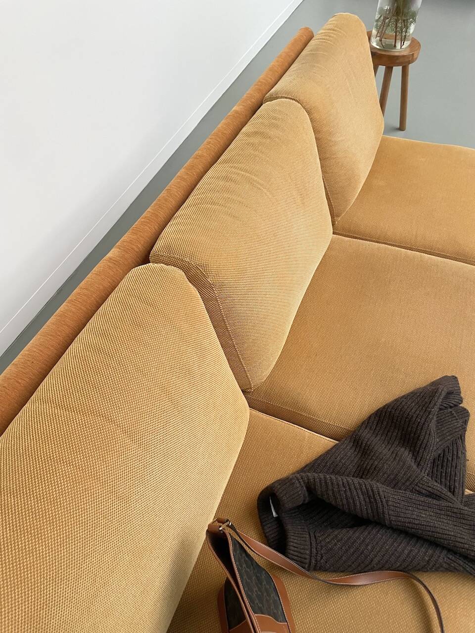 Jacques Charpentier 3-seater stainless steel sofa