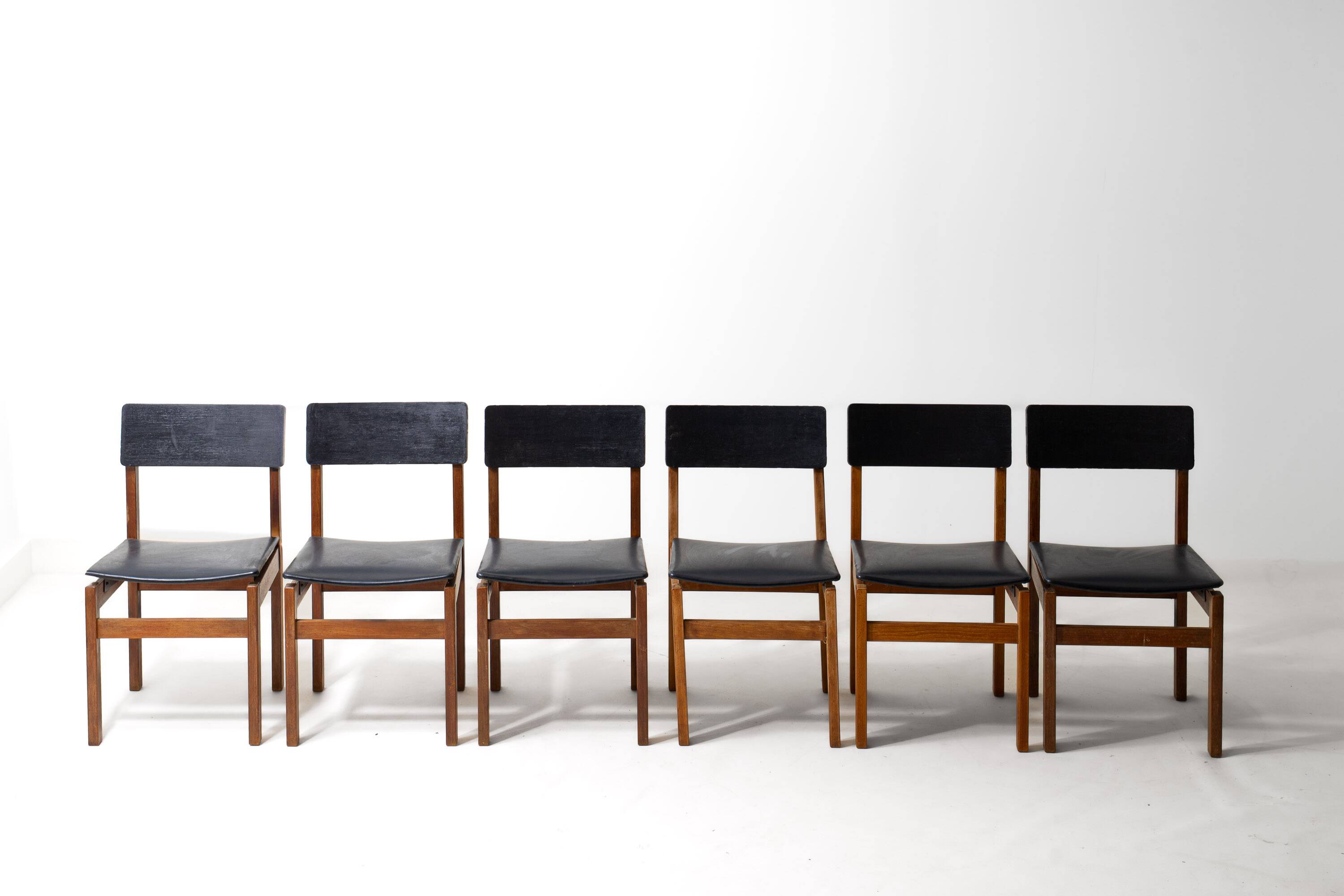 Mid-century set of 'Abstracta' chairs by De Jos de Mey
