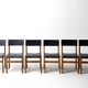 Mid-century set of 'Abstracta' chairs by De Jos de Mey