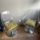 SET OF 4 DESIGN ARMCHAIRS