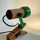 Spot adjustable wall light on clamp 70s
