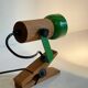 Spot applique orientable sur pince années 70