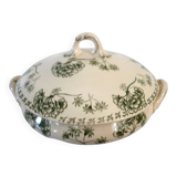 Petite soupière terre de Fer "Palmyre" Sarreguemines