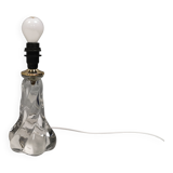 Crystal table lamp from Vannes-le-Châtel, France, 1960s.