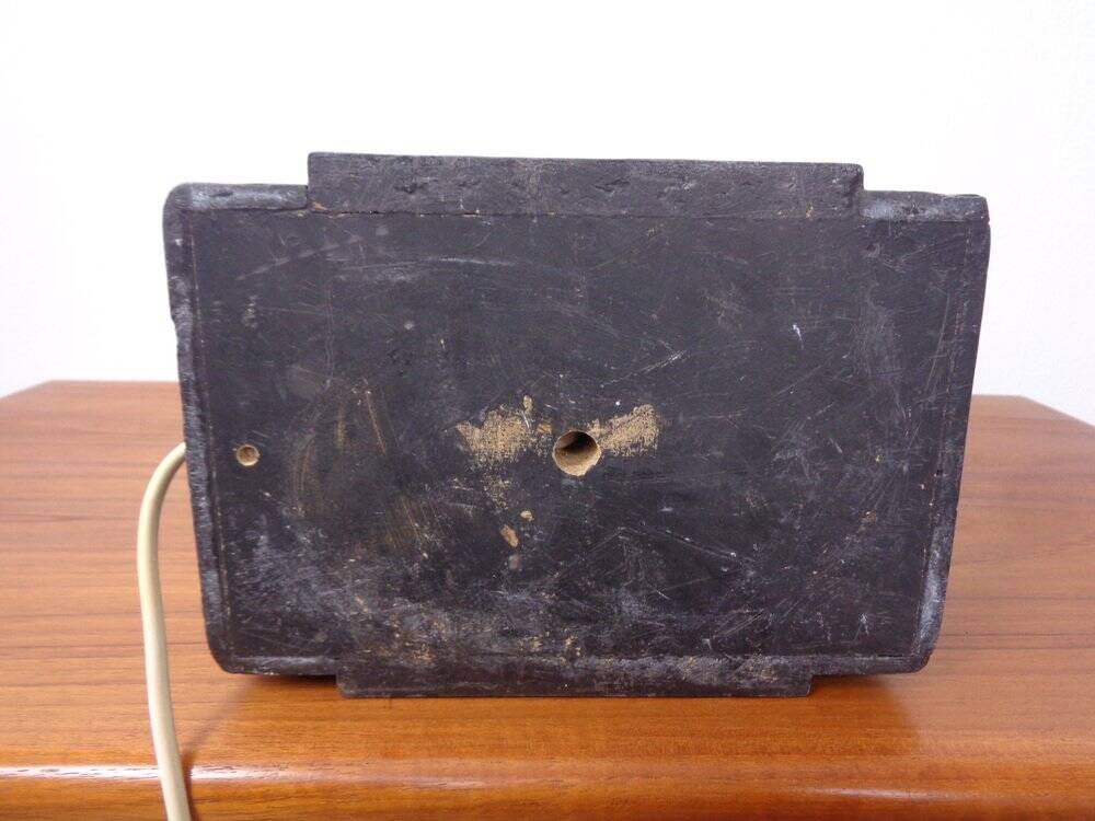 Brutalist table lamp from Temde, Switzerland, 1960s