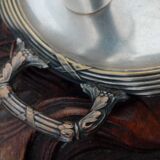 Silver metal liquor service