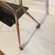 Serving table glass and brass, fifties