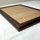 Dark wood frame