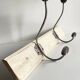 ANTIQUE SCHOOL COAT RACK White Wood