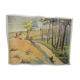 School poster Rossignol collection 50s, N° 17 and 18 the sandy and clayey terrain
