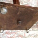 Sellette Art Deco in varnished wood