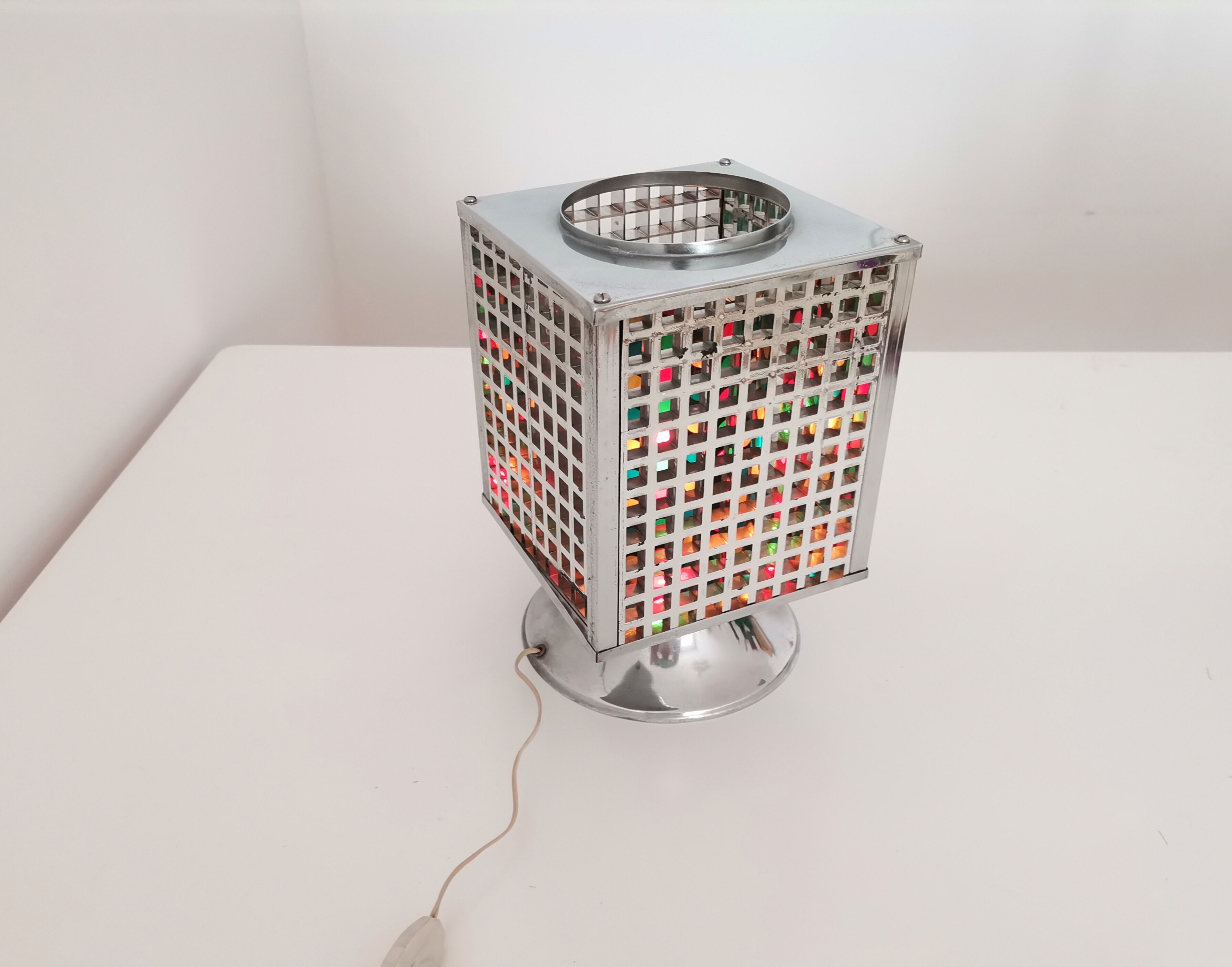 Vintage 1990s eclectic mood light lamp