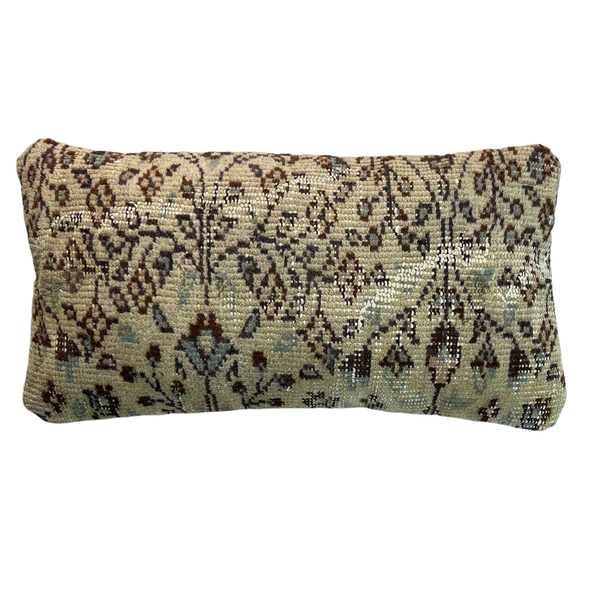 Housse de coussin vintage turque faite à la main, 30 x 60 cm