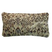 Housse de coussin vintage turque faite à la main, 30 x 60 cm