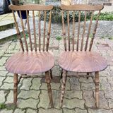 Pair of Baumann, Tacoma, vintage chairs, 1960s