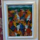 Original oil painting by Haitian artist Fritz Charles