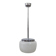Opaline Glass And Chrome Pendant Light, 1960s