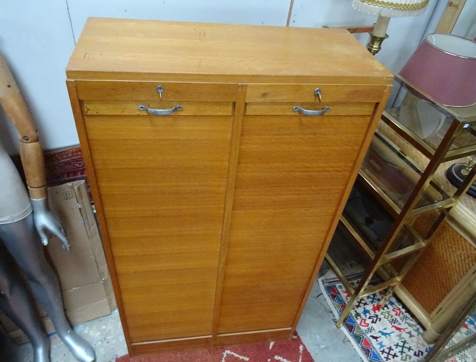 Double curtain binder