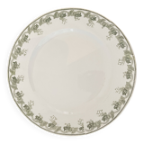 Round ironstone dish Moulin des Loups & Hamage Nord Violetta model
