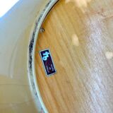 Tommaso Barbi, rare grande boîte en parchemin en forme d'œuf, TB Italie, vers 1970