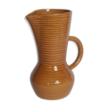 Digoin e-sandstone pitcher, honey colour, 22 cm