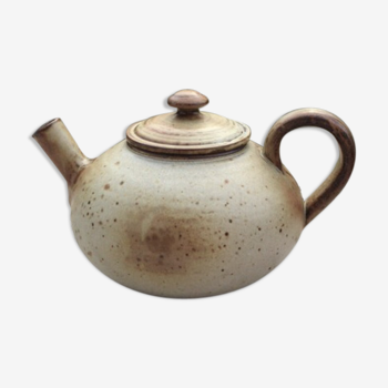 Signed artisan sandstone teapot