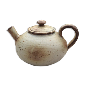 Signed artisan sandstone teapot