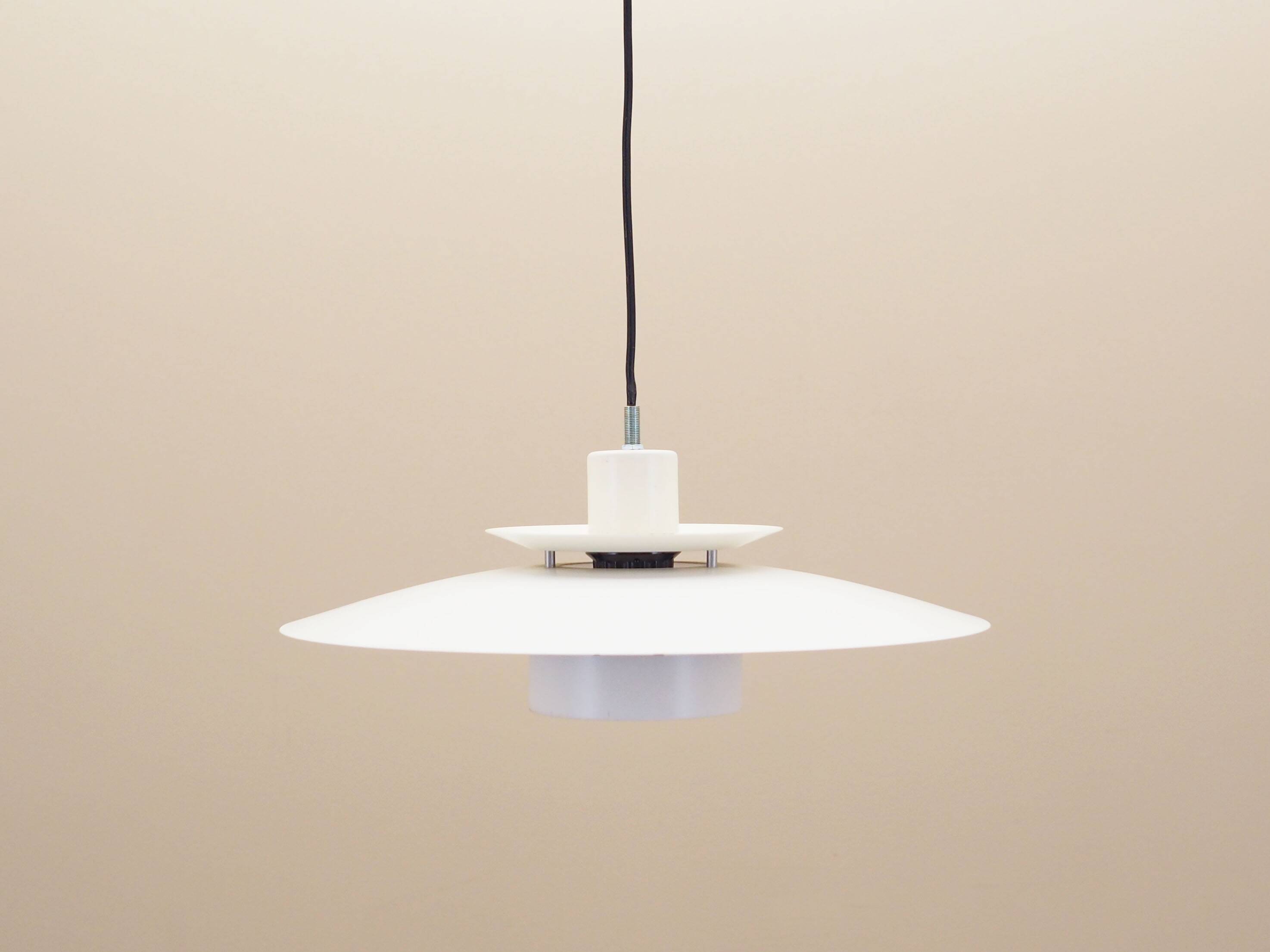 Pendant lamp Topline, Danish design, 1970s, manufacturer: Design Light