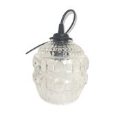 Suspension en verre à motifs