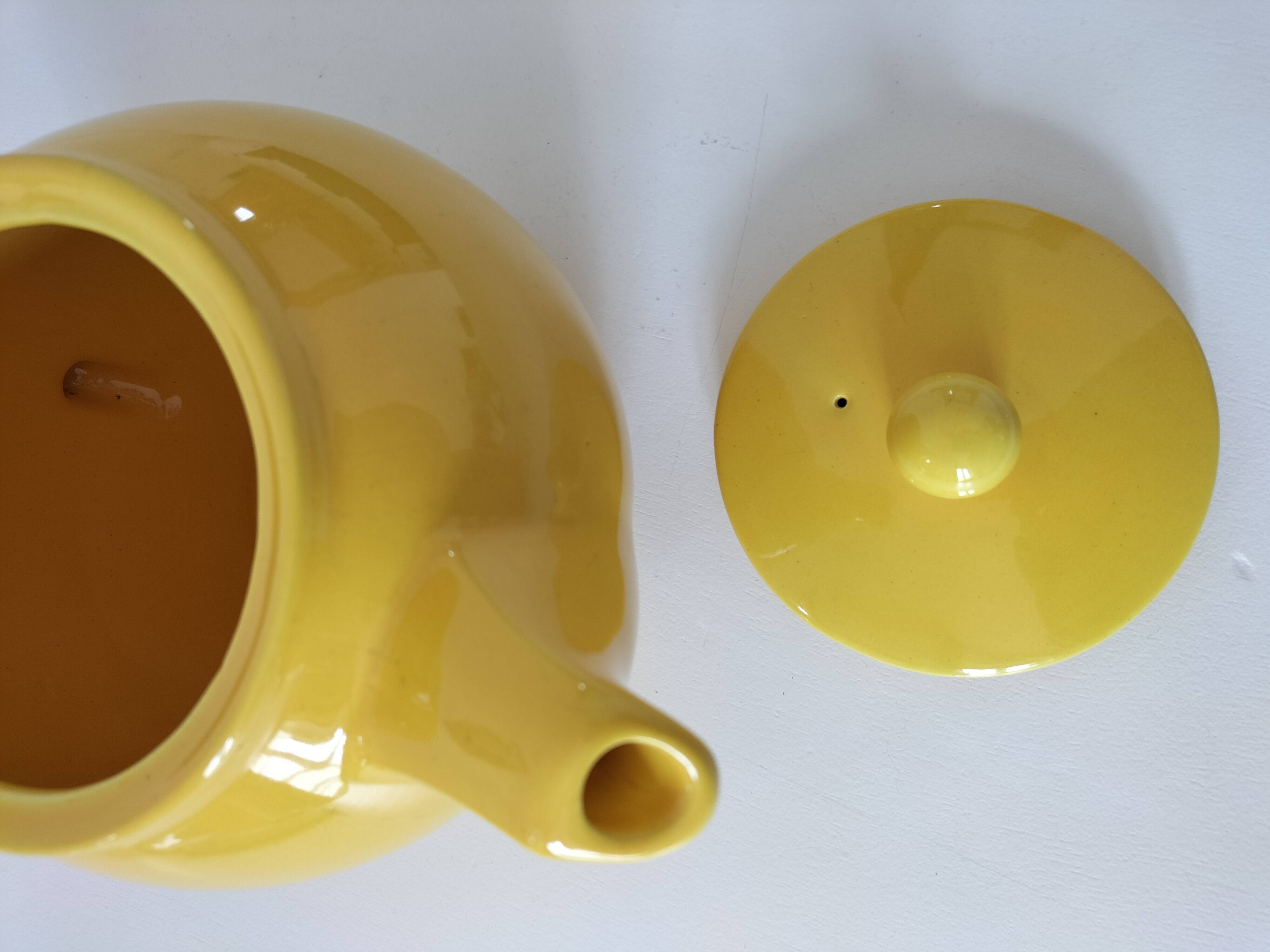 Vintage sun yellow teapot – Moulin des Loups & Hamage Nord