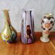 Set of 3 Art Deco vases