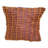 Vintage crocheted cushion