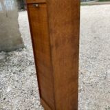 Oak notary curtain cabinet