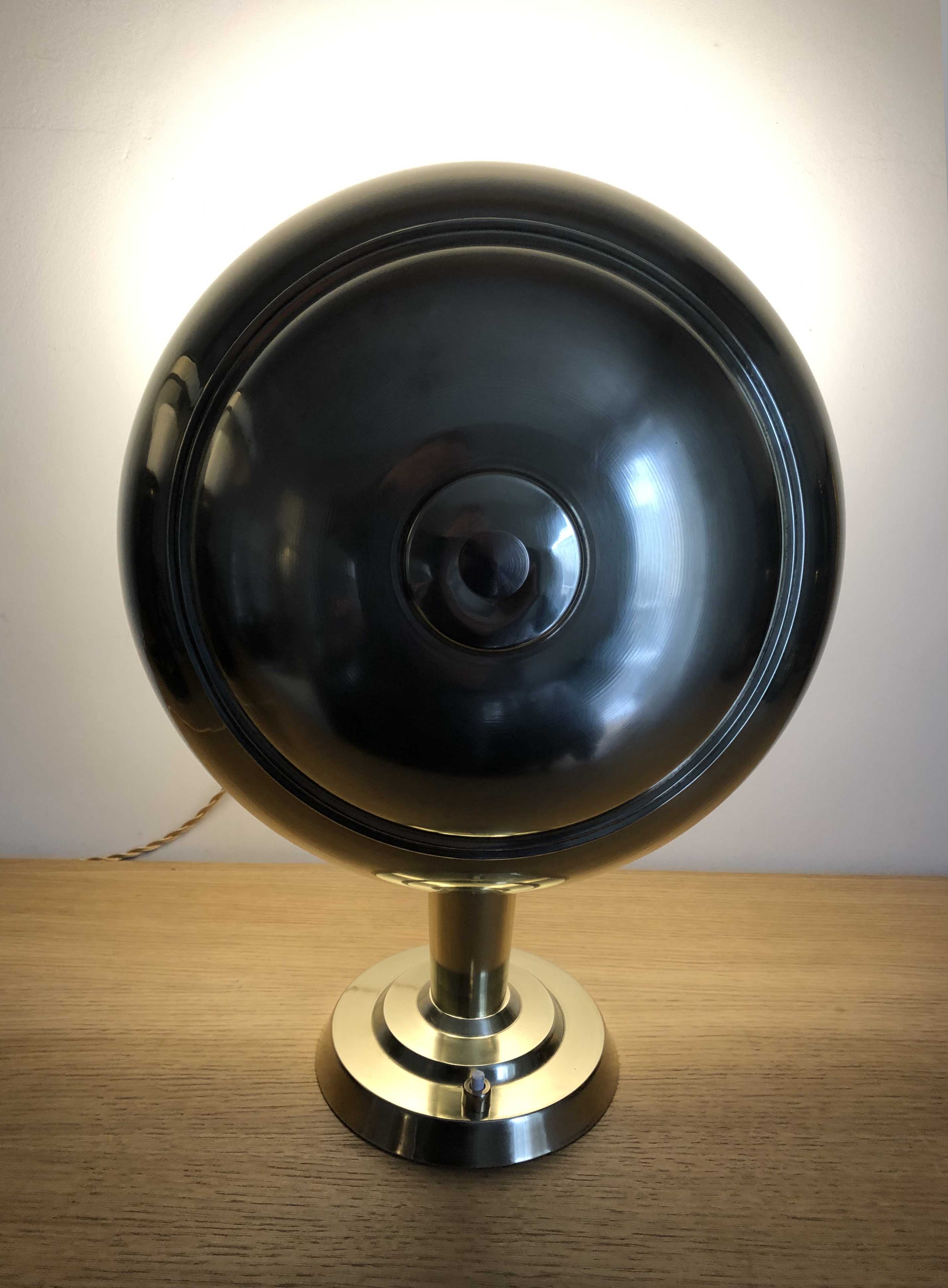 Old brass mushroom lamp 1930