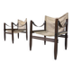 Pair of Safari Armchairs by Gianfranco Legler for Zanotta, 1960s