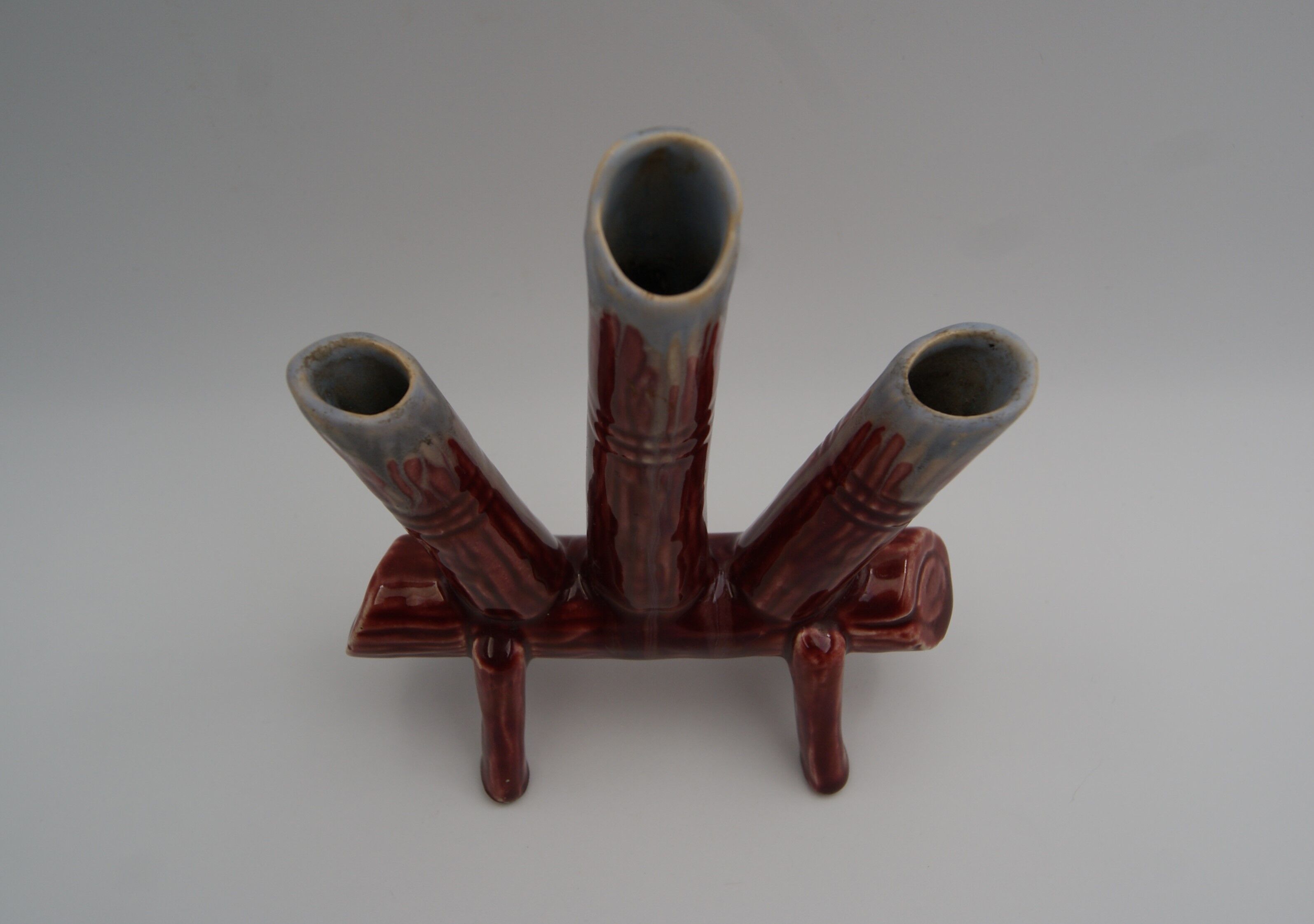 Triple ceramic vase Belgium