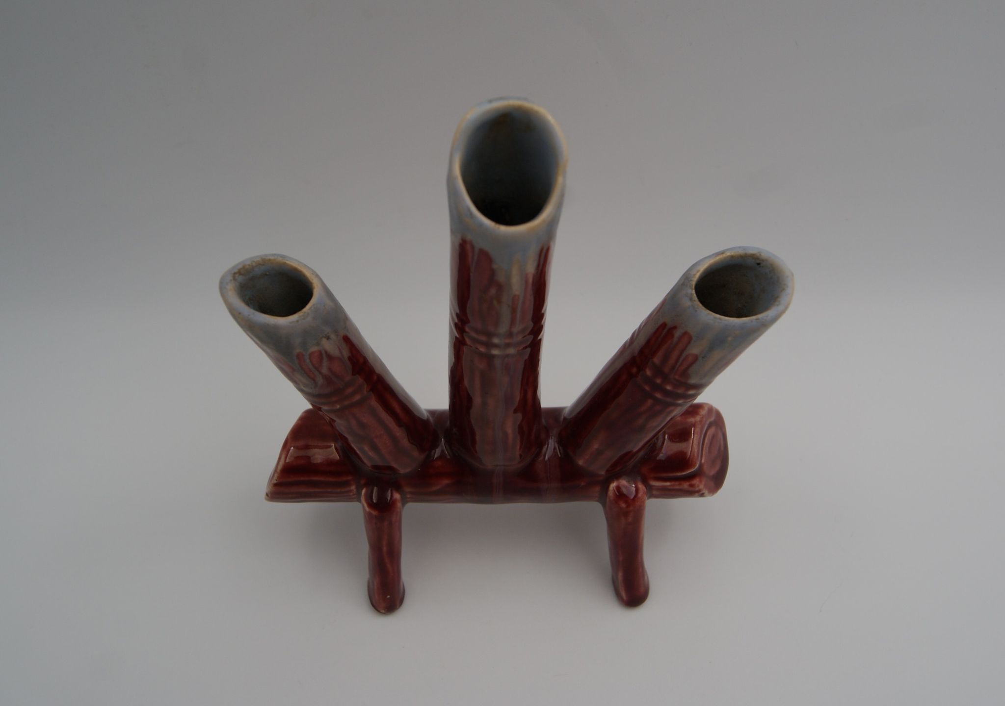 Triple ceramic vase Belgium