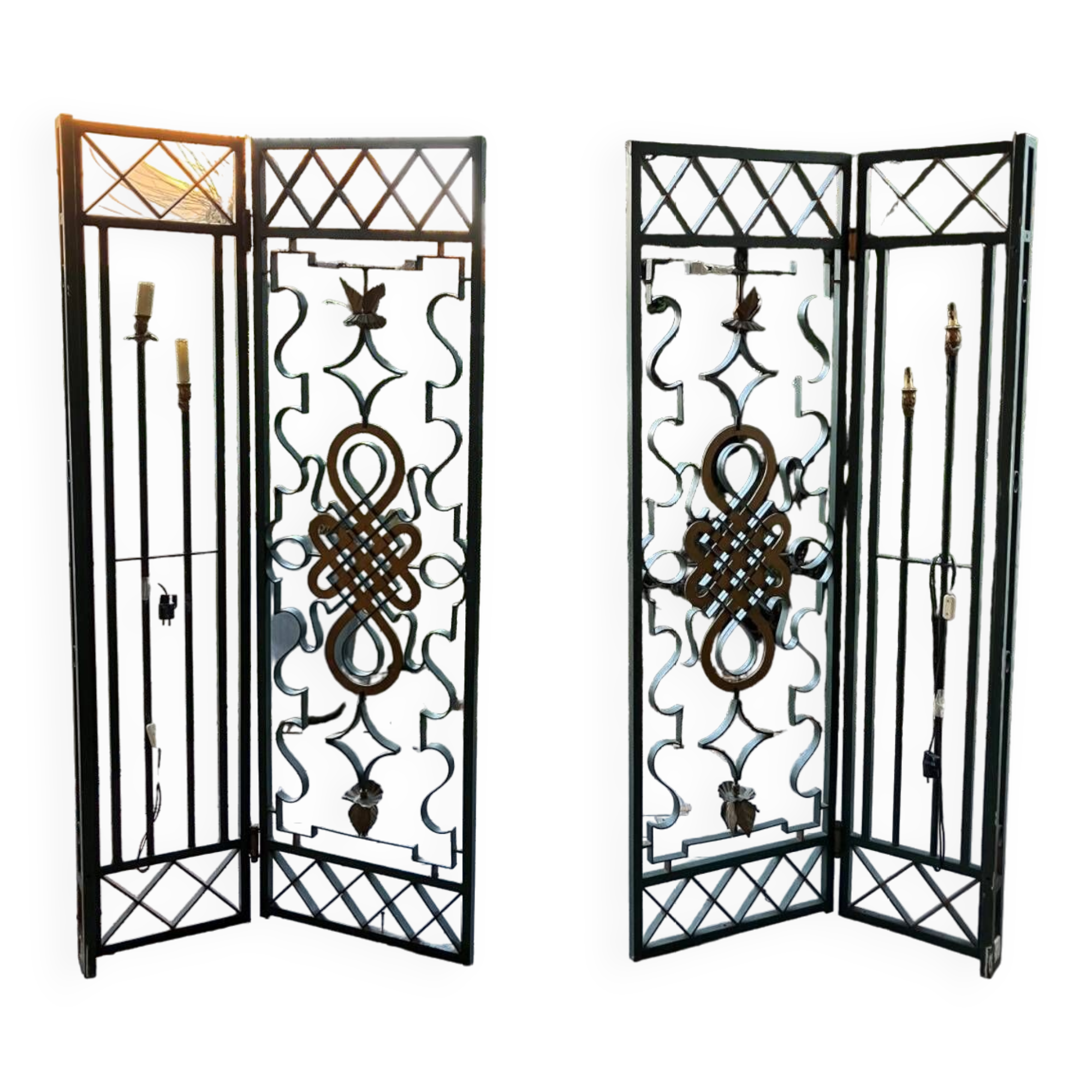 Wrought iron screen
