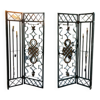 Wrought iron screen