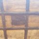Old Vintage Indian Box on Wooden Wheels Early 20th S