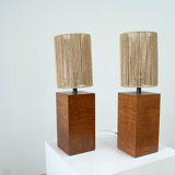 Set of two French table lamps