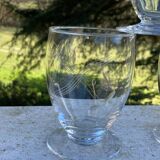 Engraved blown glasses