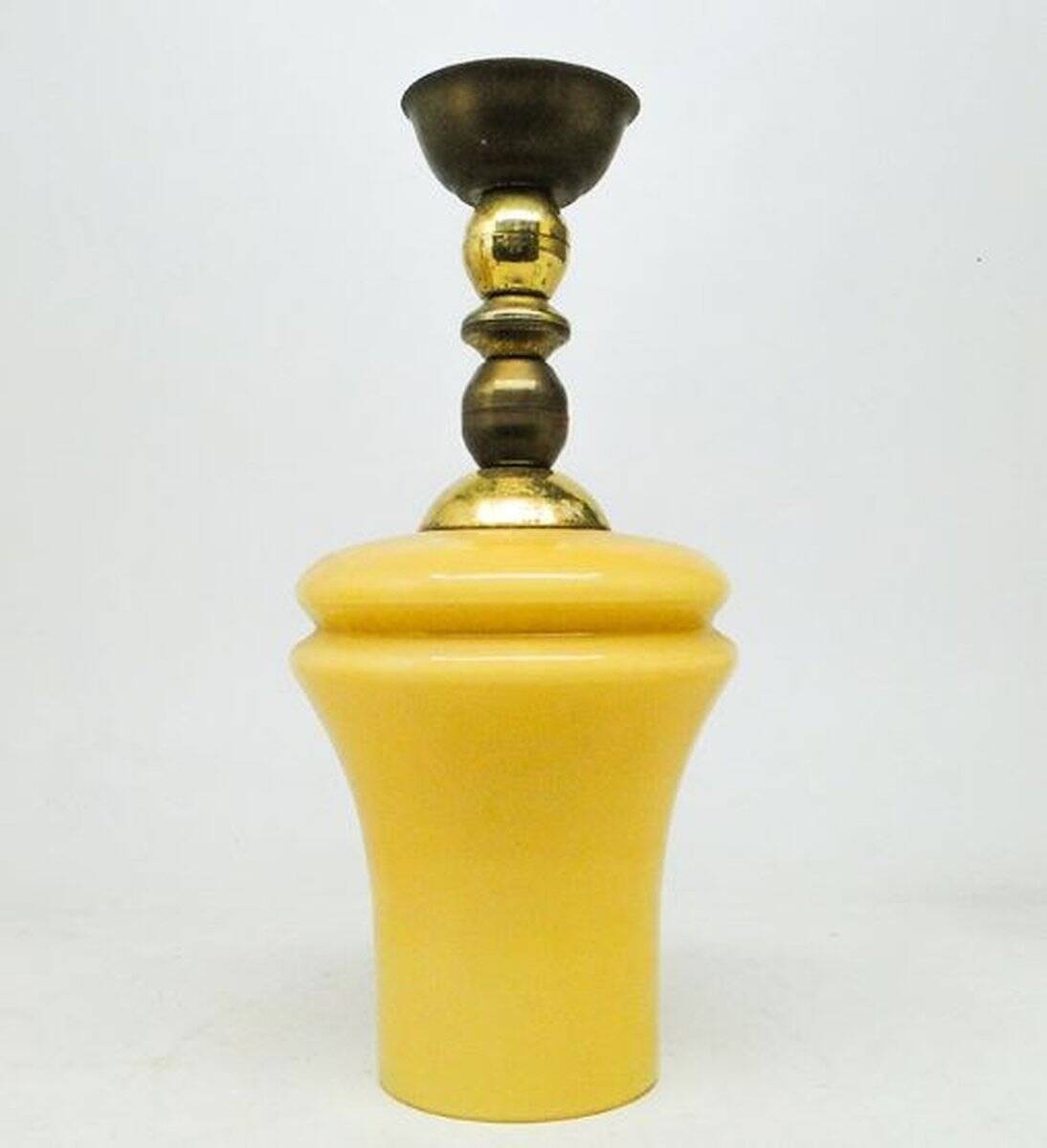 Pop art style pendant lamp, Poland, 1960s