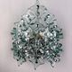 Pair of Murano cut glass wall sconces, Italy, 1970s