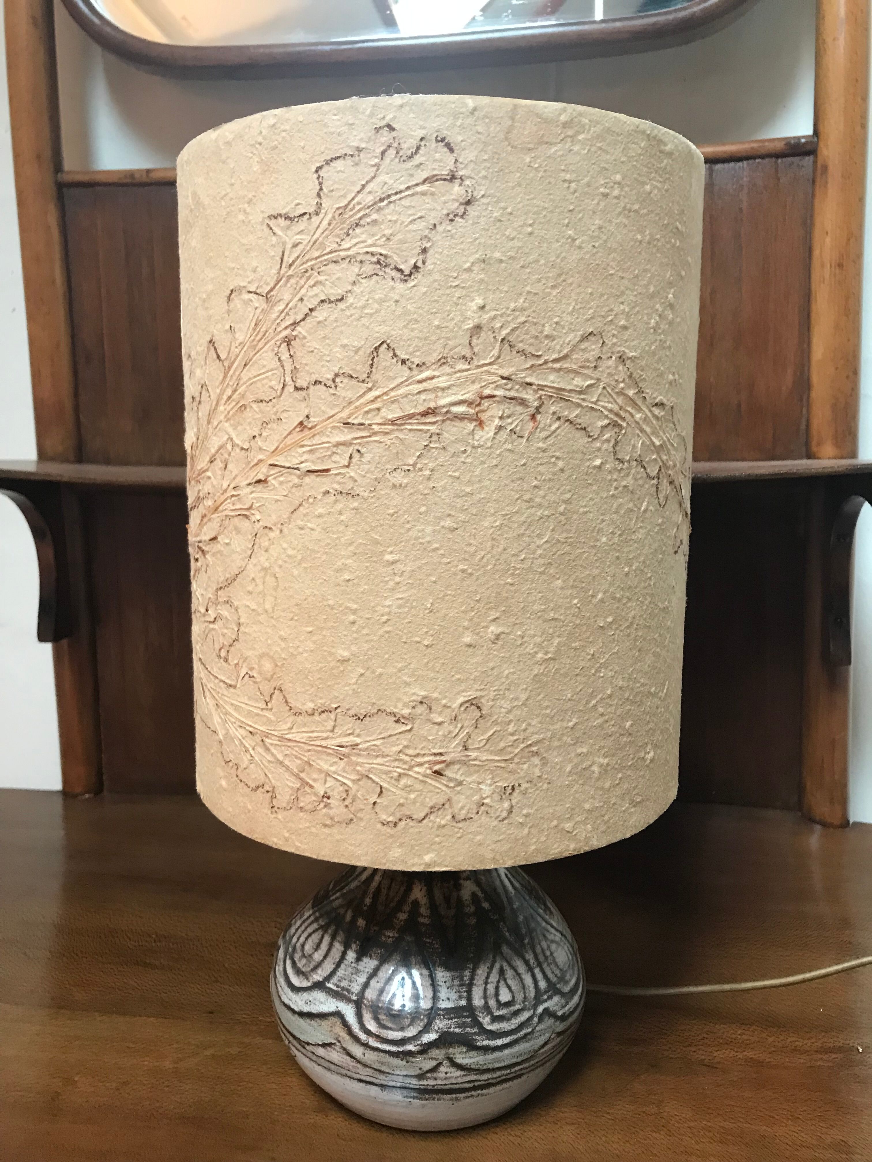 Ceramic lamp Vallauris